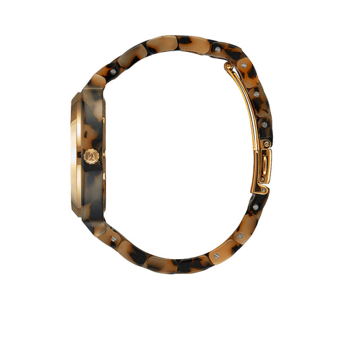 Nixon Time Teller Acetate - Cream Tortoise - Streetart.fr
